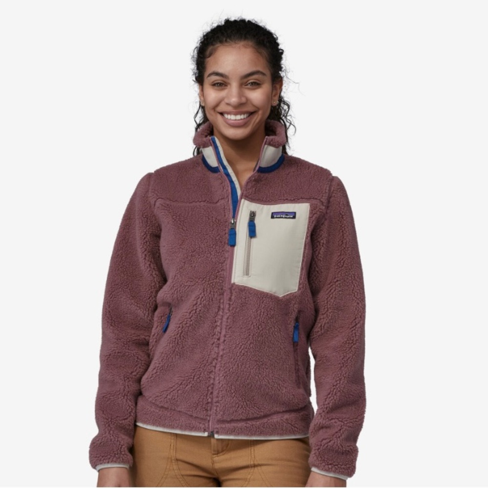 Patagonia classic retro x fleece in evening mauve